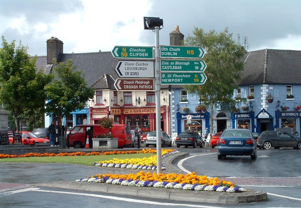 'City Center in Westport, County Mayo, Ireland' - Ireland